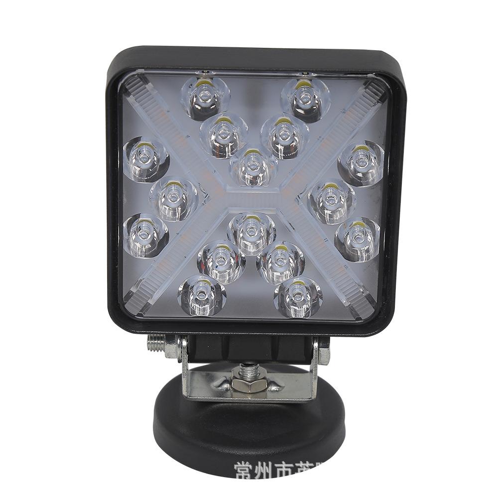 热销产品48W 16灯珠 LED工作灯汽车灯8色彩色车灯改装车越野车灯