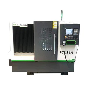 C车床价格便宜 小型斜床身数控车床TCK36A 荣程出品数控车床