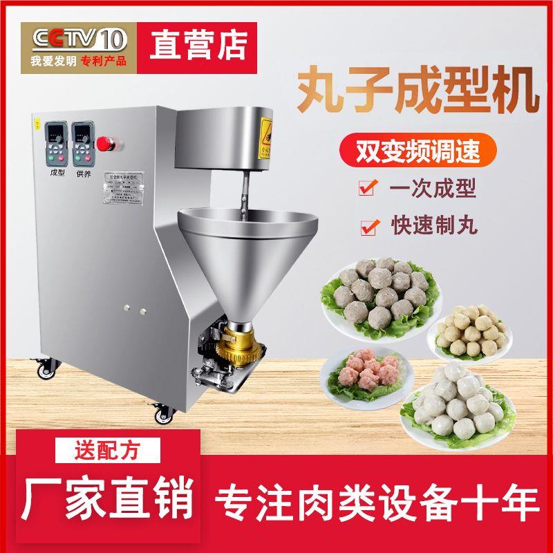 小型肉丸成型机全自动猪肉牛肉鱼肉豆腐素丸子机器商用新款丸厂家