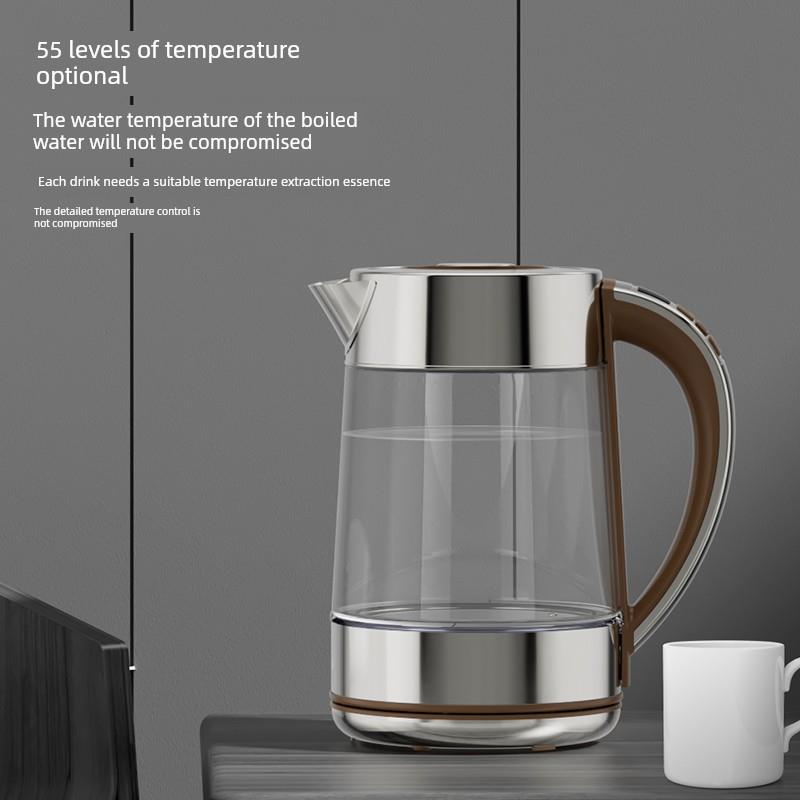 德国双立式电热水壶，带保温一体化全自动水壶，304不锈钢玻璃，