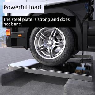 亚伦大力士小推车平板车加厚不锈钢手推便携拉货搬运拖车折叠防锈