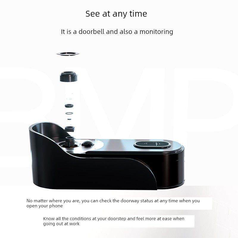 无线可视门铃家用监控带显示屏远程对讲连手机猫眼摄像头防水防晒