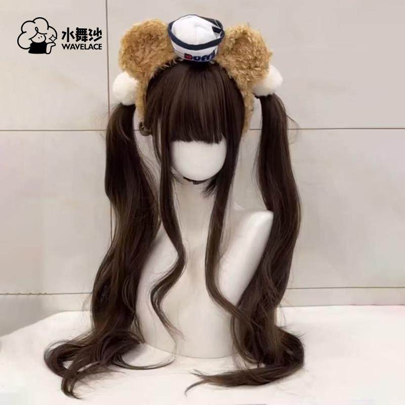 水舞沙假发女长发lolita85cm长卷发jk少萝双马尾整顶长版全头套,美发护发/假发,日常整顶假发,淘宝优惠券,粉丝福利购,淘宝优惠卷