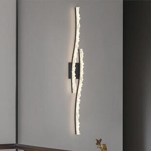 意式壁灯现代简约风长条护眼卧室床头灯客厅背景墙过道装饰墙灯