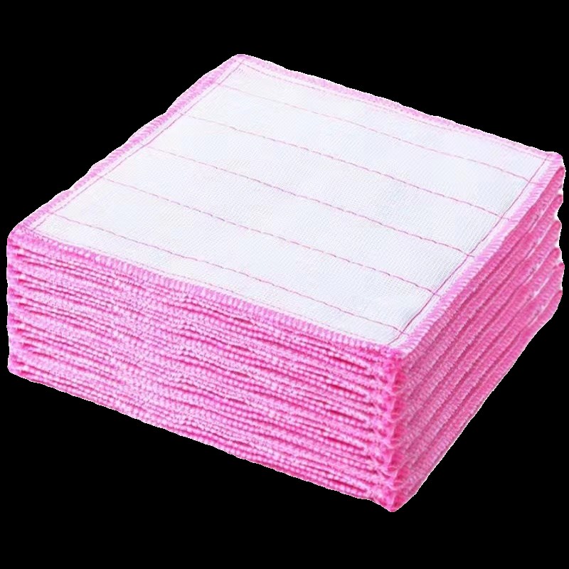 洗碗布不沾油易清洗抹布吸水不掉毛麻布厨M房专用刷碗巾家用清洁