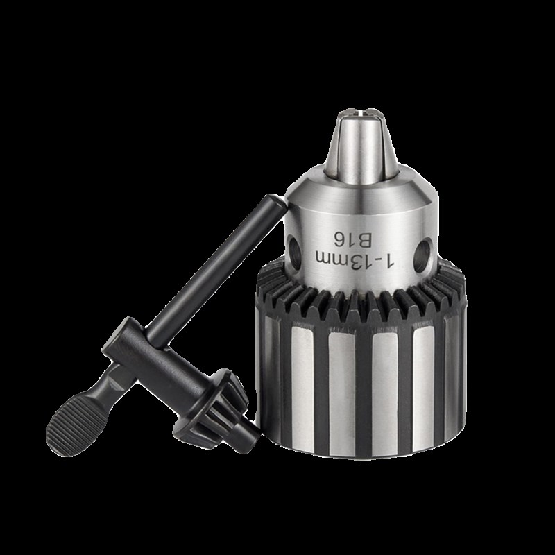 扳手式钻夹b头台钻钻床钻夹头1-13 B16配莫氏锥柄1-16 B18重型电