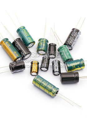 直插铝电解电容e器16v 35v 25V 50V63V 47UF 100UF 2200u 1000uf