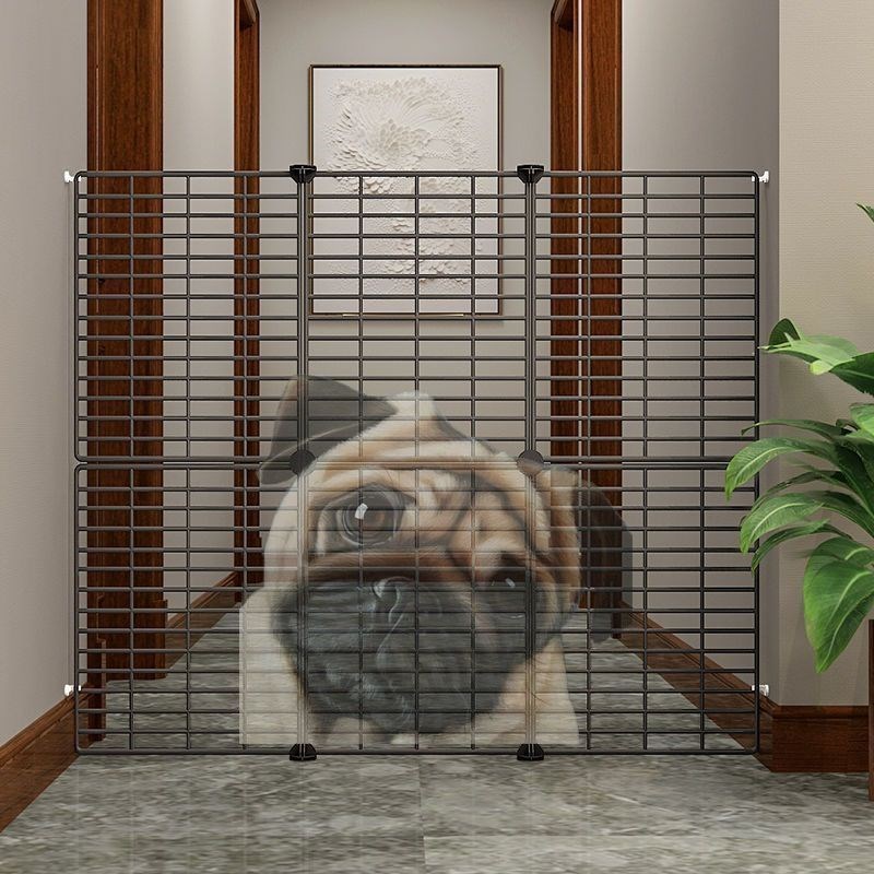 宠物围栏室内家用狗狗栅栏防猫狗门栏F隔离门狗笼子中小型犬防护