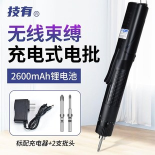 技有101 充电螺丝批 LI电批电动螺丝刀充电式 D家用12V锂电池手持式