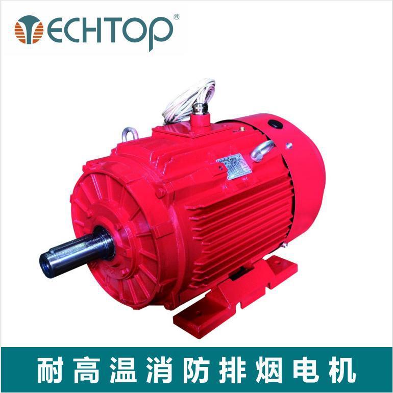 高温排烟电机UL/CSA认证高温轴承H级绝缘TEFC/TEAO带引出线