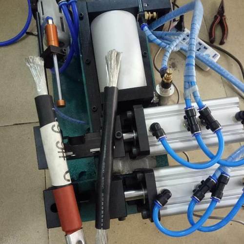 半自动气电式剥皮自动剥线机电线脱皮机305310315卧式去皮机