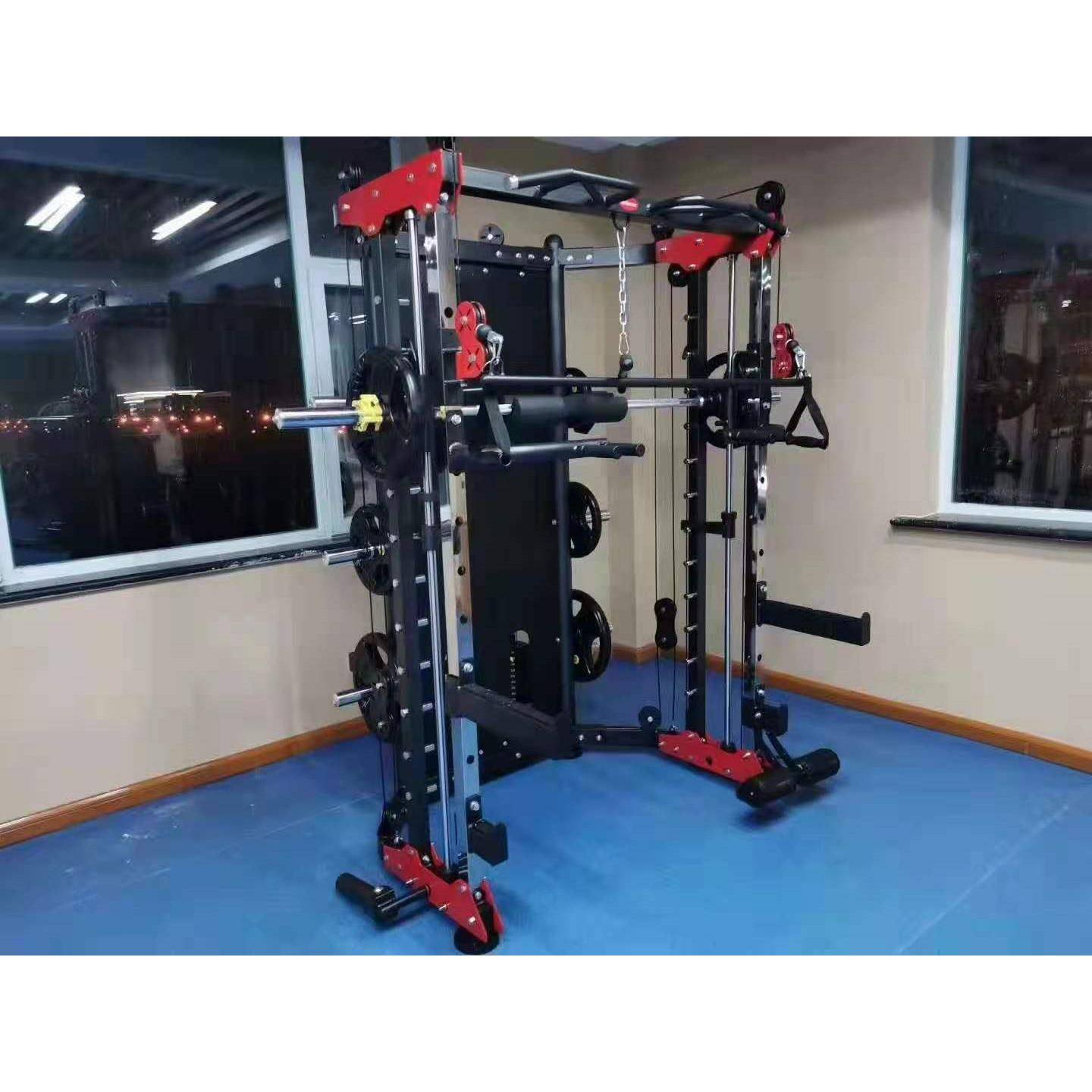 518飞鸟综合训练器健身器材龙门架举重深蹲卧推杠铃架健身房