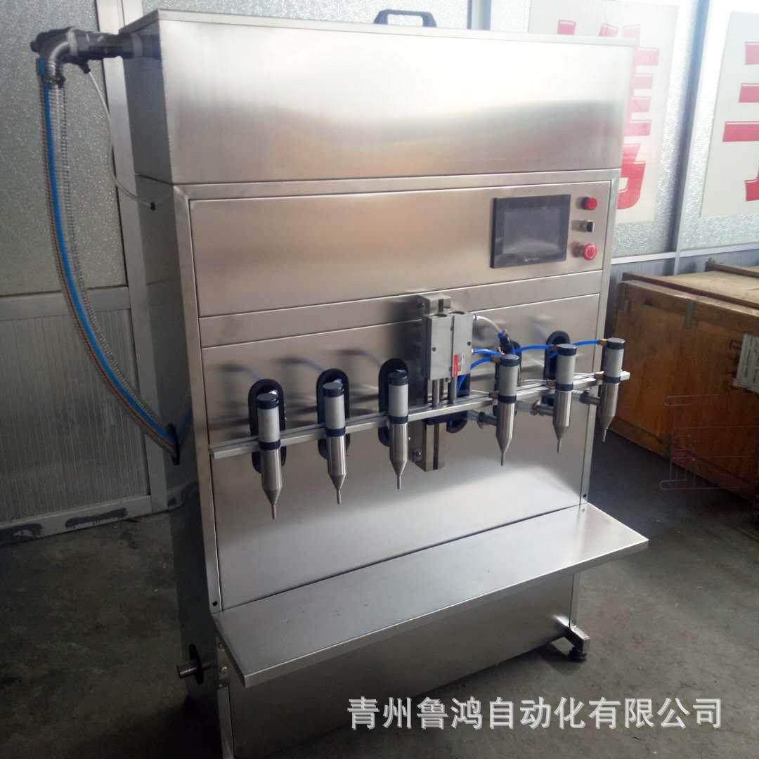 自流式头灌装生产线 液体半自动灌装机 白酒灌装半自动生产线