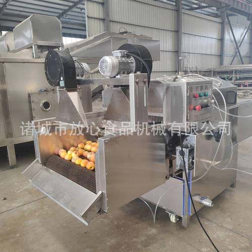 橙子抛光清洗打蜡机 苹果抛光打蜡机 柚子桔子柠檬打蜡机