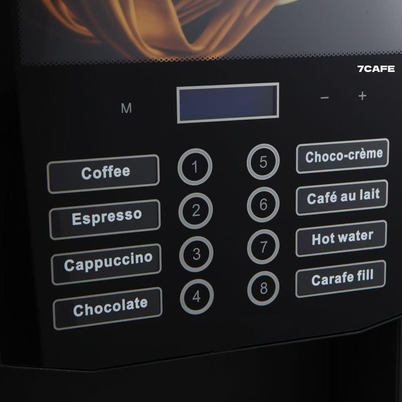 热销加油站咖啡机商用多口味卡布奇诺拿铁美式意式浓缩自动咖啡机