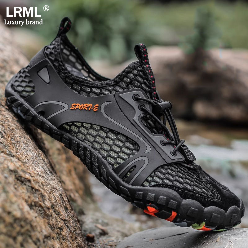 凉鞋男2024夏季高端外穿防滑速干男士户外运动海边钓鱼沙滩溯溪鞋,流行男鞋,休闲凉鞋,淘宝优惠券,粉丝福利购,淘宝优惠卷