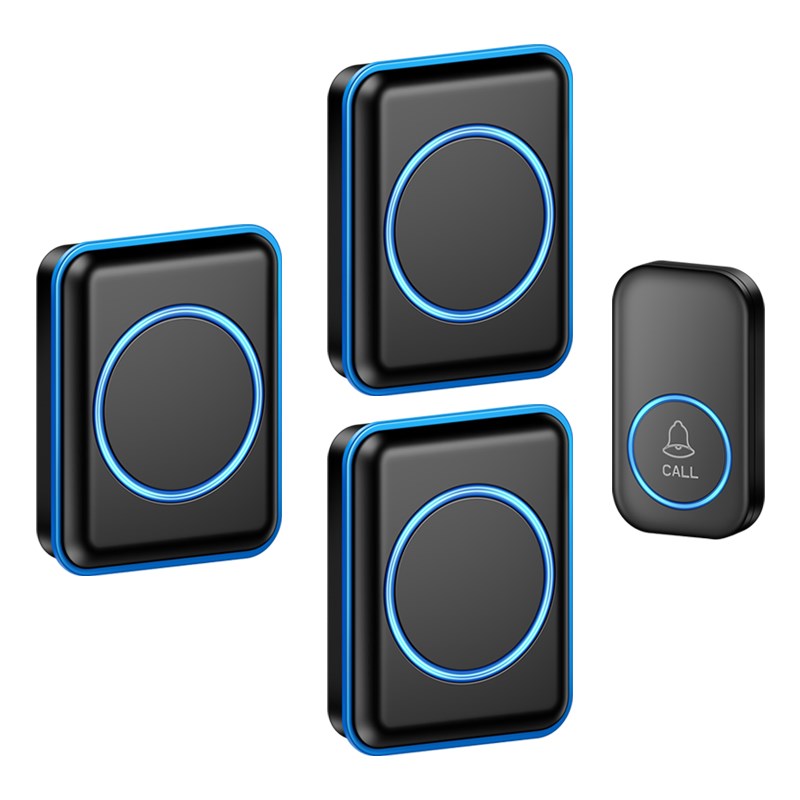 门铃无线家用超远距p离电子遥控入户门铃叮咚一拖三老人呼叫器