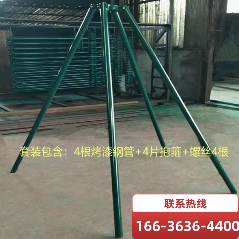 树木支撑固定器苗木支架乔木固定杆抱箍防风杆绿化镀锌钢管支撑架