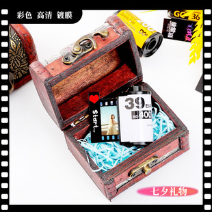 照片定制diy创意圣诞节时光胶卷相册男女友闺蜜S毕业生日礼物宝宝