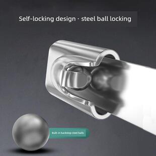 不锈钢领带304自锁金属领带户外16*300mm高强度铁领带船用