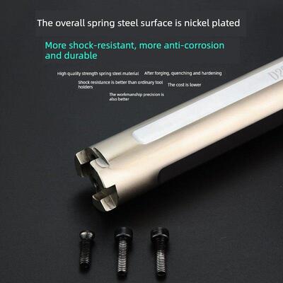 内孔槽刀数控内槽刀杆切断刀YGIVR弹簧钢镀镍抗震MGIVR加长切深