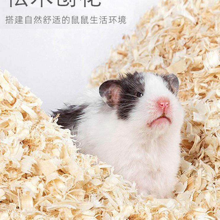 天然松木木屑垫料金丝熊仓鼠 夏天除臭除味垫材刨花锯沫老鼠木渣