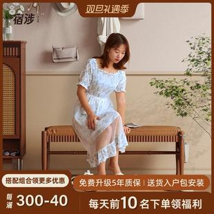 凳门口家用入户穿鞋 实木换鞋 凳软包凳子长条凳卧室床尾凳餐椅长凳