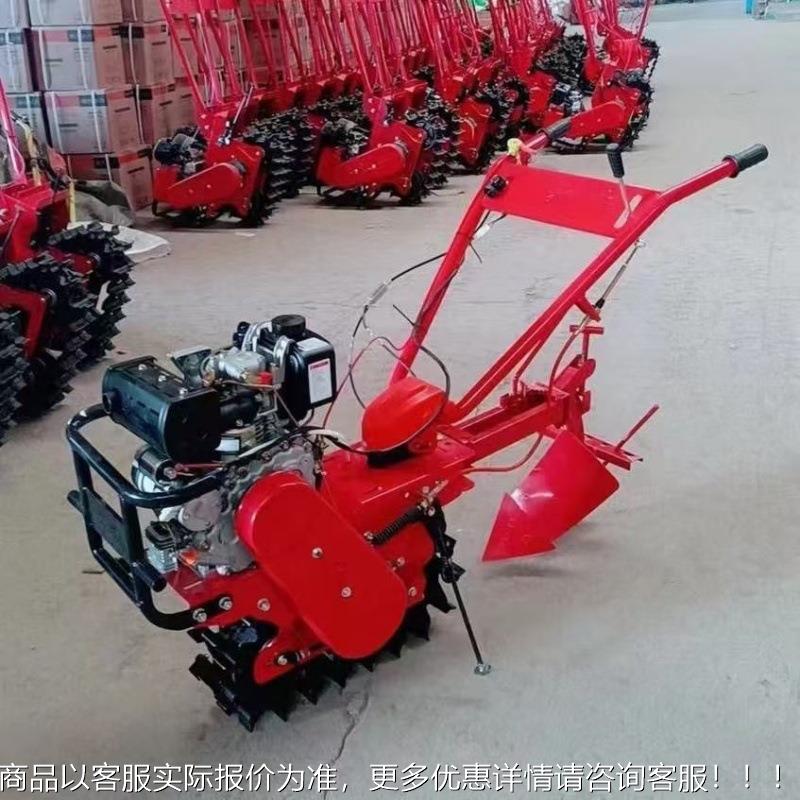 小红牛多DQA用型机履带式播汽油吃啊有旋耕链轨种施肥机土松开沟