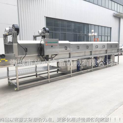 吸塑续洗清洗FX-700机价格 塑料托盘清盘洗机厂家 连式托盘清流水