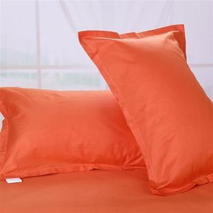 纯蓝色纯棉加厚枕头套男 枕套单个学生宿舍信封式全棉枕套40x60cm