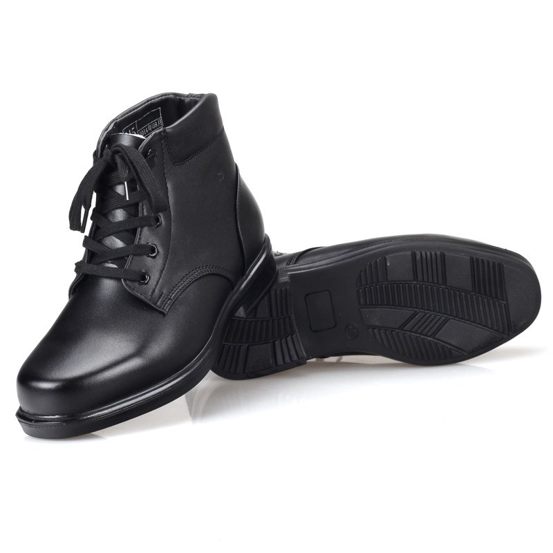 兵绒皮鞋冬季男士高帮保暖棉皮鞋加厚羊毛棉鞋防滑羊毛雪地靴