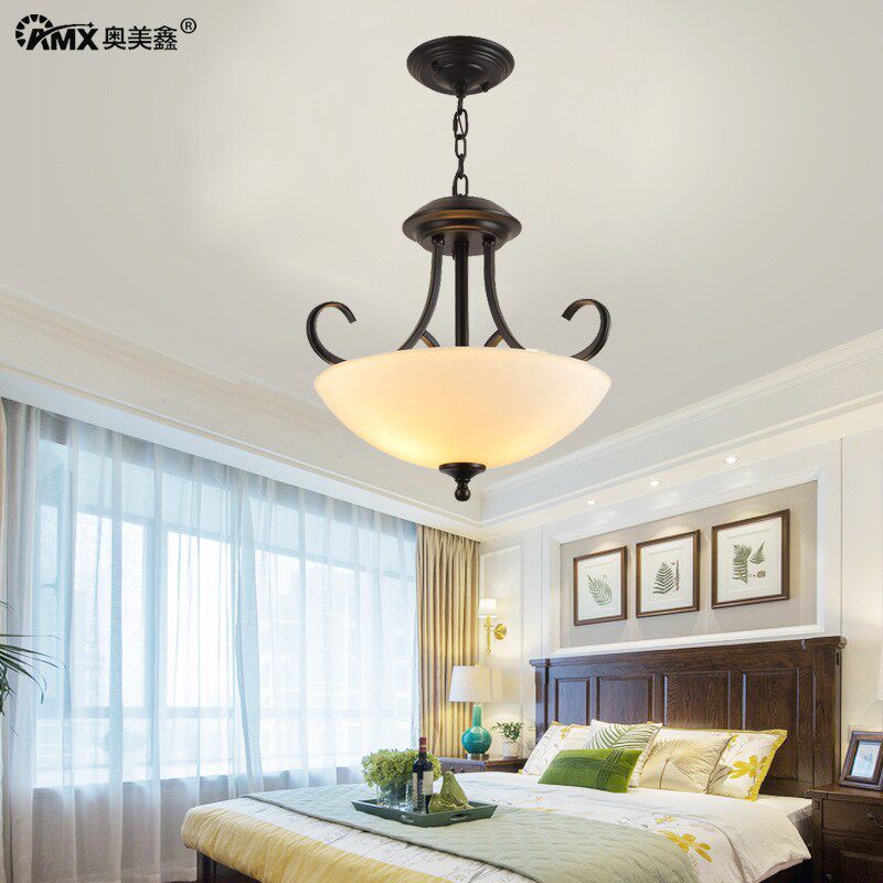 美式田园单头吊灯走廊过道玄关吧台楼梯入户门厅庭院阳台餐厅灯具