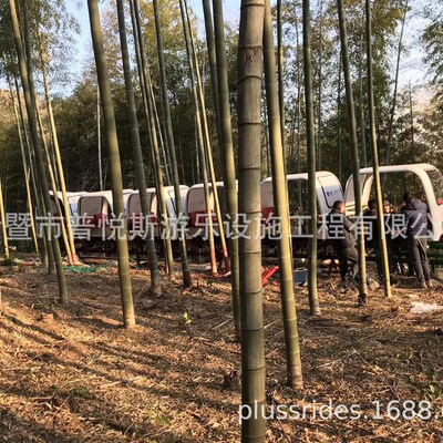 景区爬坡轨道车 运输游客上山观光游览车 山地架空轨道登山车