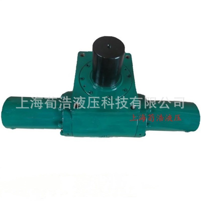 大扭矩单齿轮齿条摆动油缸轴式旋转单齿条摆动液压缸