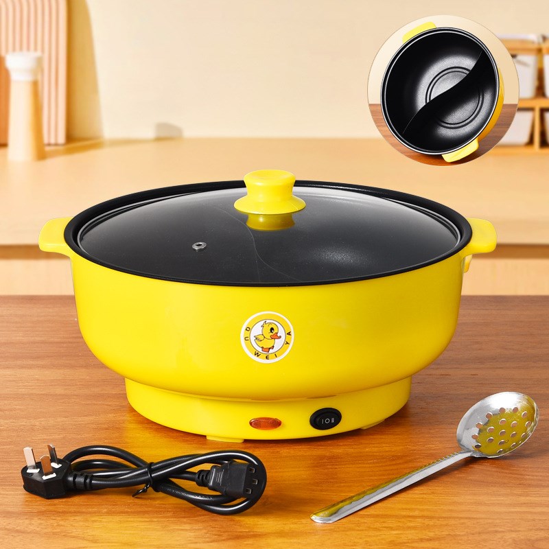 厂家直供 电煮锅多功能火锅一体锅鸳鸯锅分区加热鸳鸯电火锅 代发