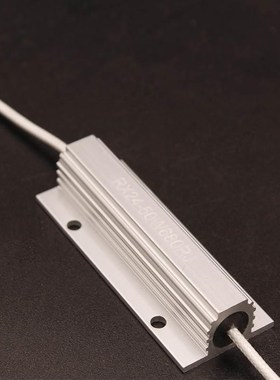 RX24-50W560Rq/680欧银白色引线式电阻器电容放电启动铝壳电阻