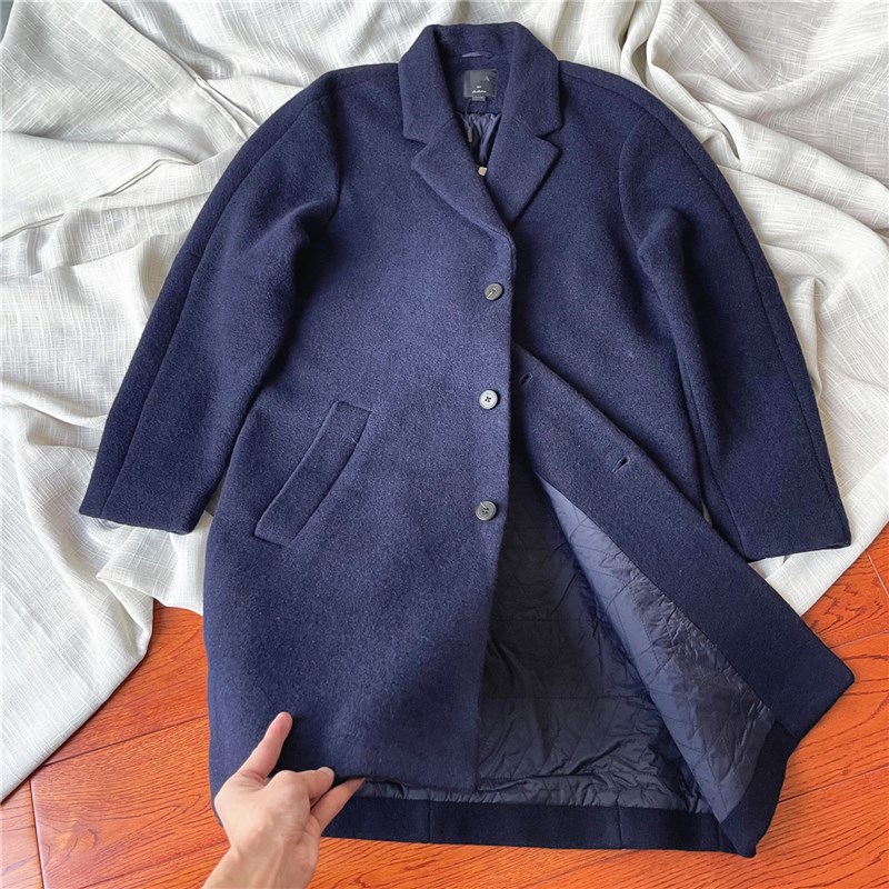 硬货!1300+ 羊毛宽版中长款风衣加厚男女秋冬季休闲毛.呢大衣外套