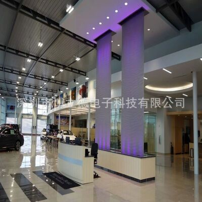 钢网水幕墙隔断瀑布造景观室外钢丝网水幕帘水景屏风金属网流水墙