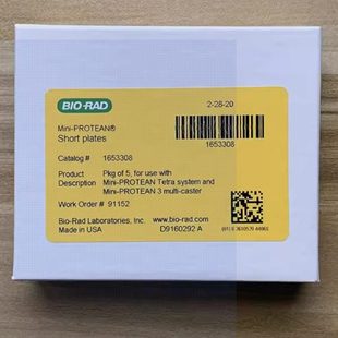 伯乐bio 原装 rad玻璃板1653311玻璃板1653308制胶板1.0mm