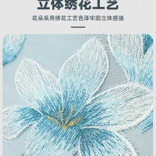 厂家新中式 免 高档防蚊门帘家用玄关装 饰遮挡隔断帘子纱门纱帘新款