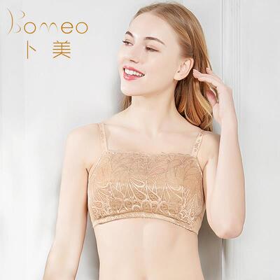 义乳文胸术后假乳房手术切除后胸罩无钢圈 抹胸乳罩 矽胶义胸内衣