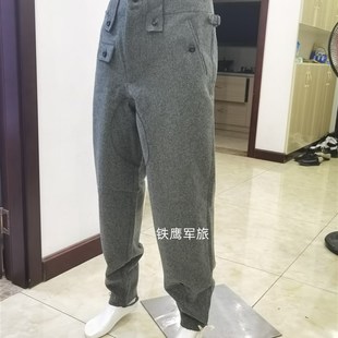灰色 德M43原野灰毛呢作战裤 制服裤 裤 德国工装