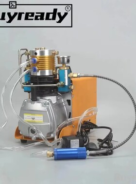 220V 80L/min 4500Psi 300Bar 30Mpa自动停止PCP泵高压空气压缩机