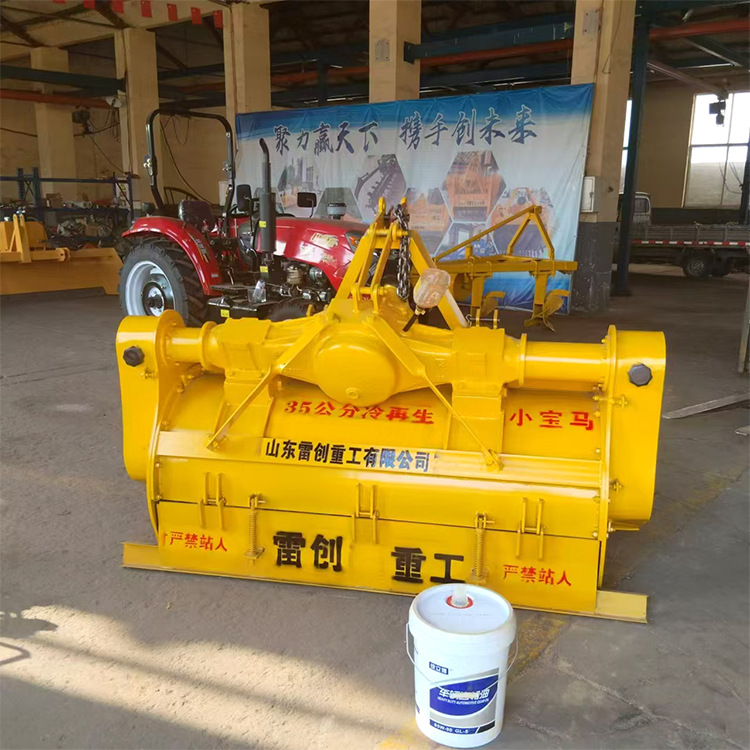 齿轮箱灰土拌合机  路面施工三七土路拌机  双传动子弹头拌和机