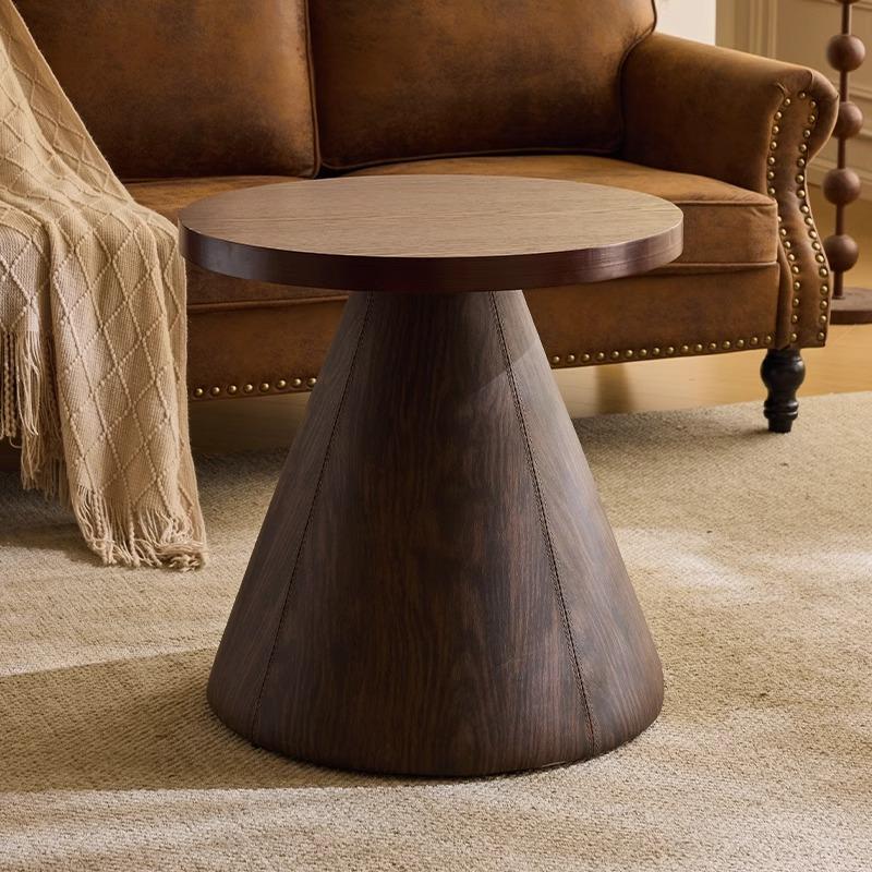 创意沙发边几小桌子茶几中古风蘑菇桌客厅圆几方几极简复古网红桌