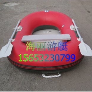 单人双人橡皮艇皮划艇钓鱼船游泳圈沙滩渔具冲锋充气W轻便路亚游