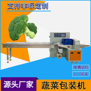 廠家直供全自動(dòng)甜玉米打包機(jī)水果玉米包裝 機(jī) 包裝 機(jī)伺服枕式