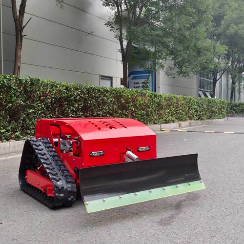 出口美国遥控式履带割草机HT550A割草推雪一体机市政绿化碎草机