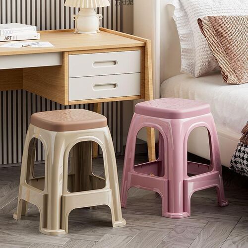 胶凳收纳凳加厚王塑料凳子家用客厅餐桌胖子成人高板凳椅子厂