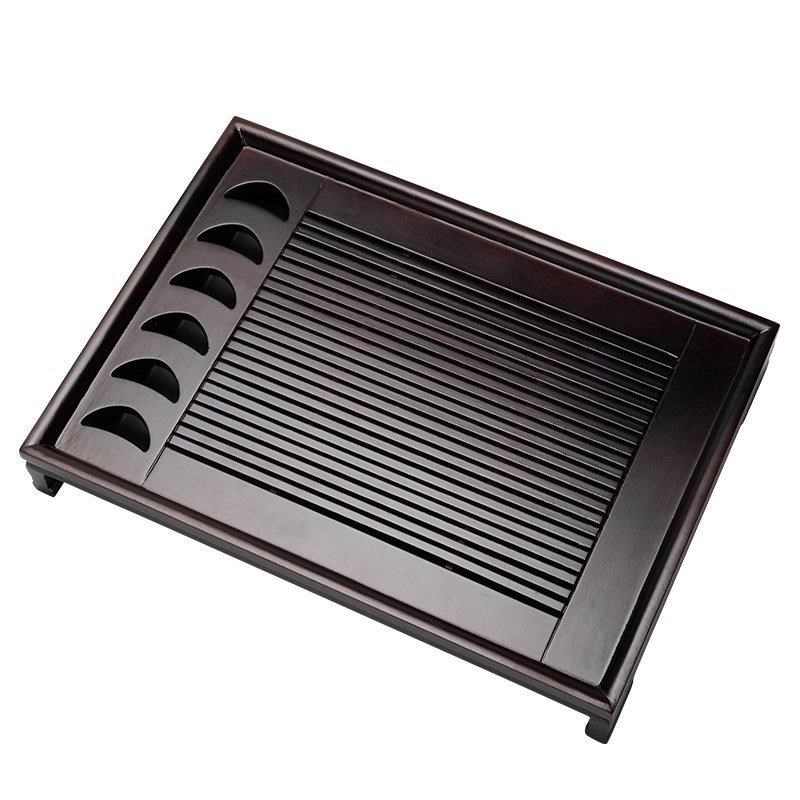 新品实木茶盘家用办公室会客简约现代泡茶干泡台带杯架流水器茶台